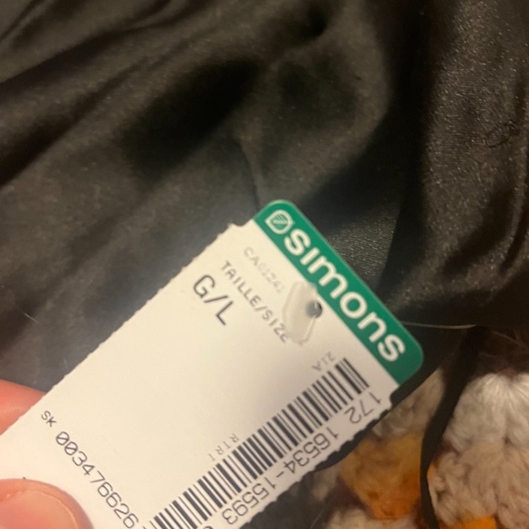 Blue Blush black draped back strapless satin bustier mini dress NWT - Picture 5 of 10